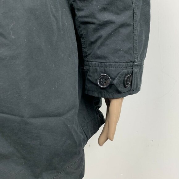 Alpha Industries Womens J-4 Fishtail Puffer Anorak Jacket Black Small Regular - Picture 8 of 9